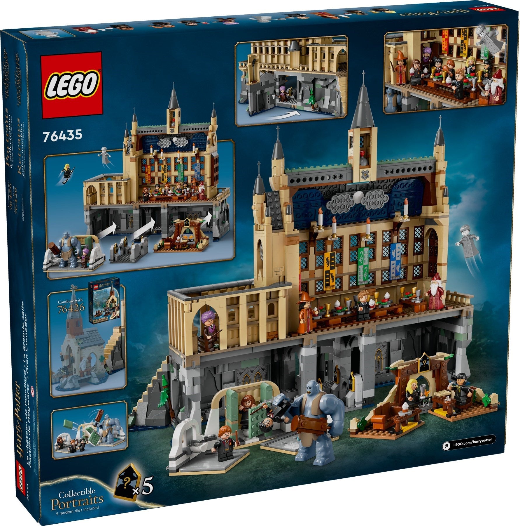 LEGO Harry Potter Schloss Hogwarts: Die Große Halle 76435