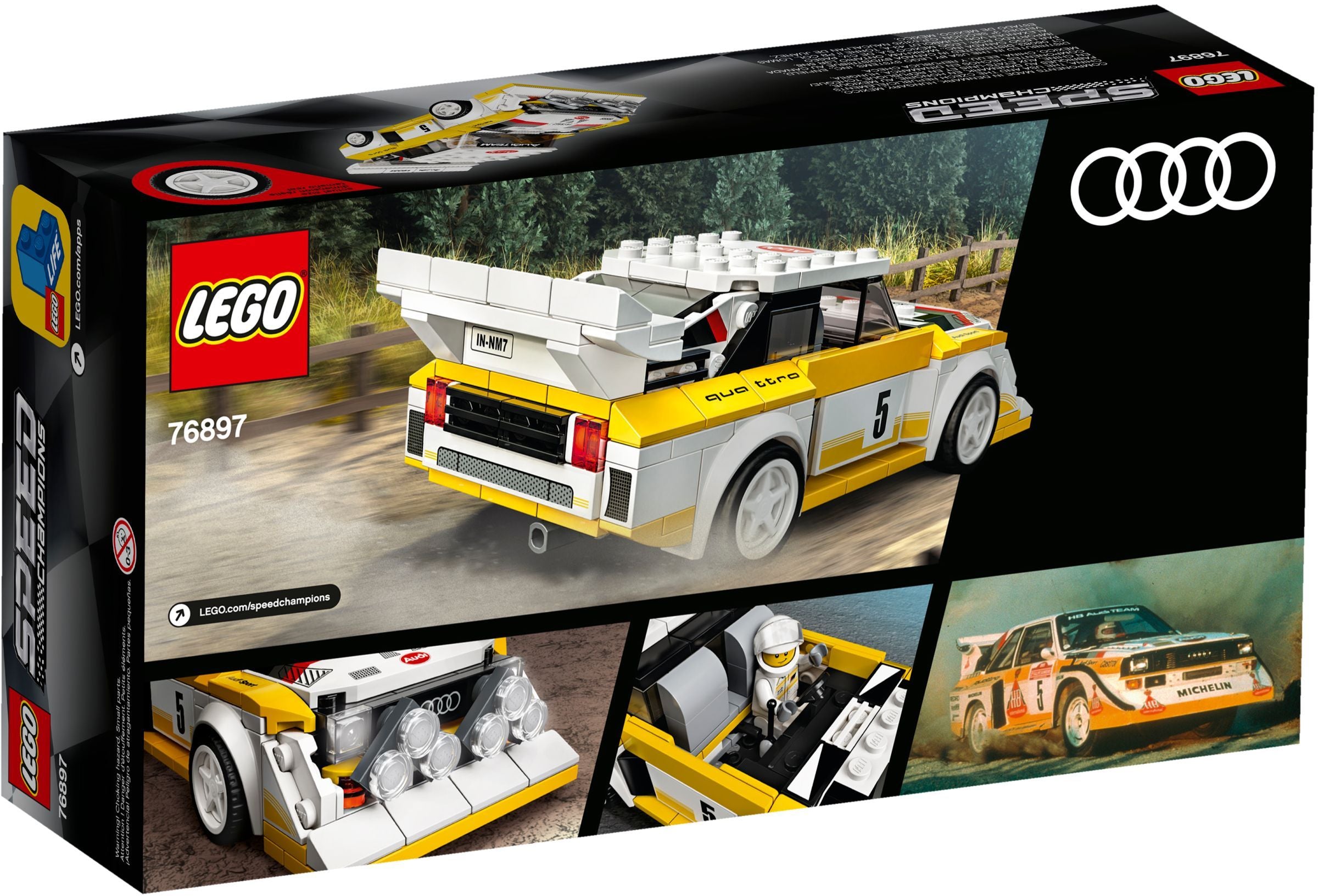 LEGO Speed ​​Champions 1985 Audi Sport quattro S1 76897