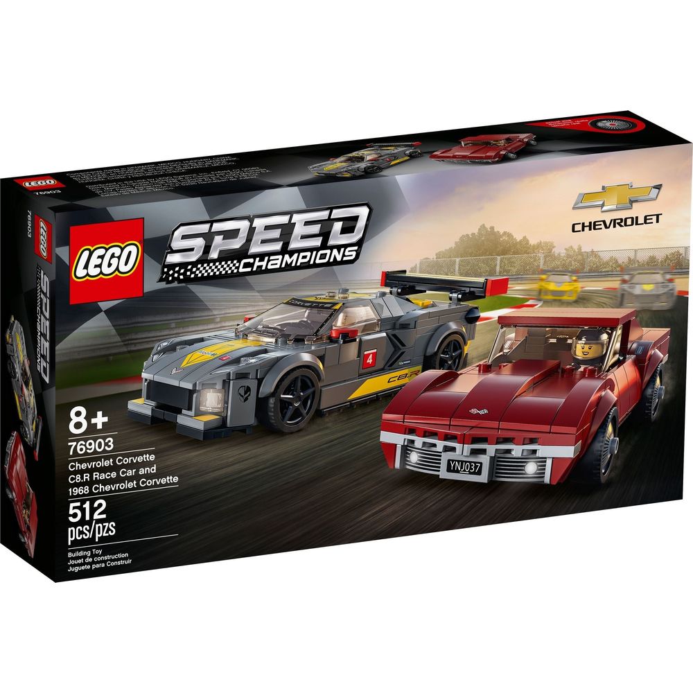 LEGO Speed ​​Champions Chevrolet Corvette C8.R & 1968 Corvette 76903