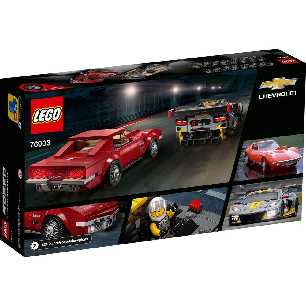 LEGO Speed ​​Champions Chevrolet Corvette C8.R & 1968 Corvette 76903