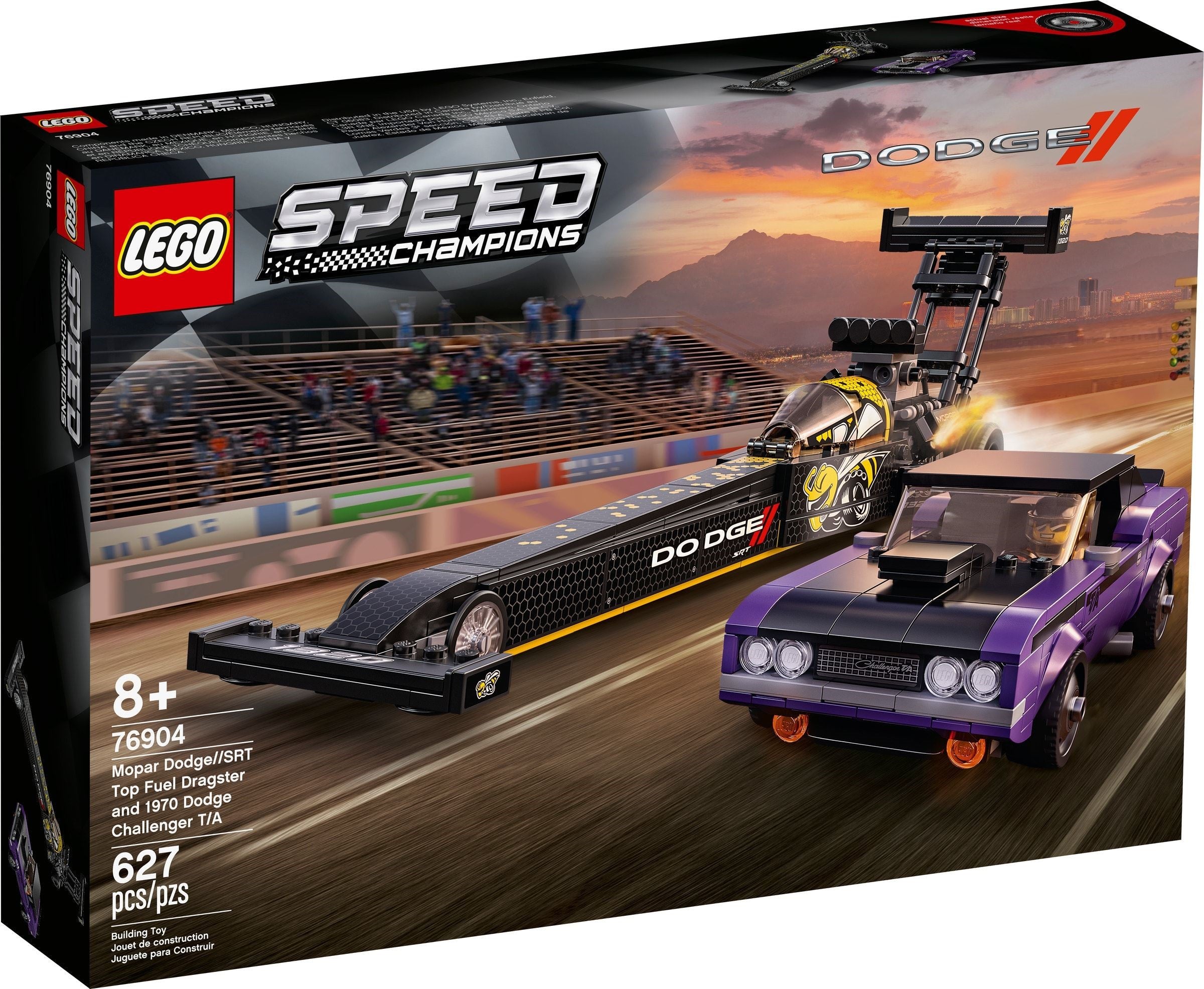 LEGO Speed Champions Mopar Dodge//SRT & 1970 Challenger 76904