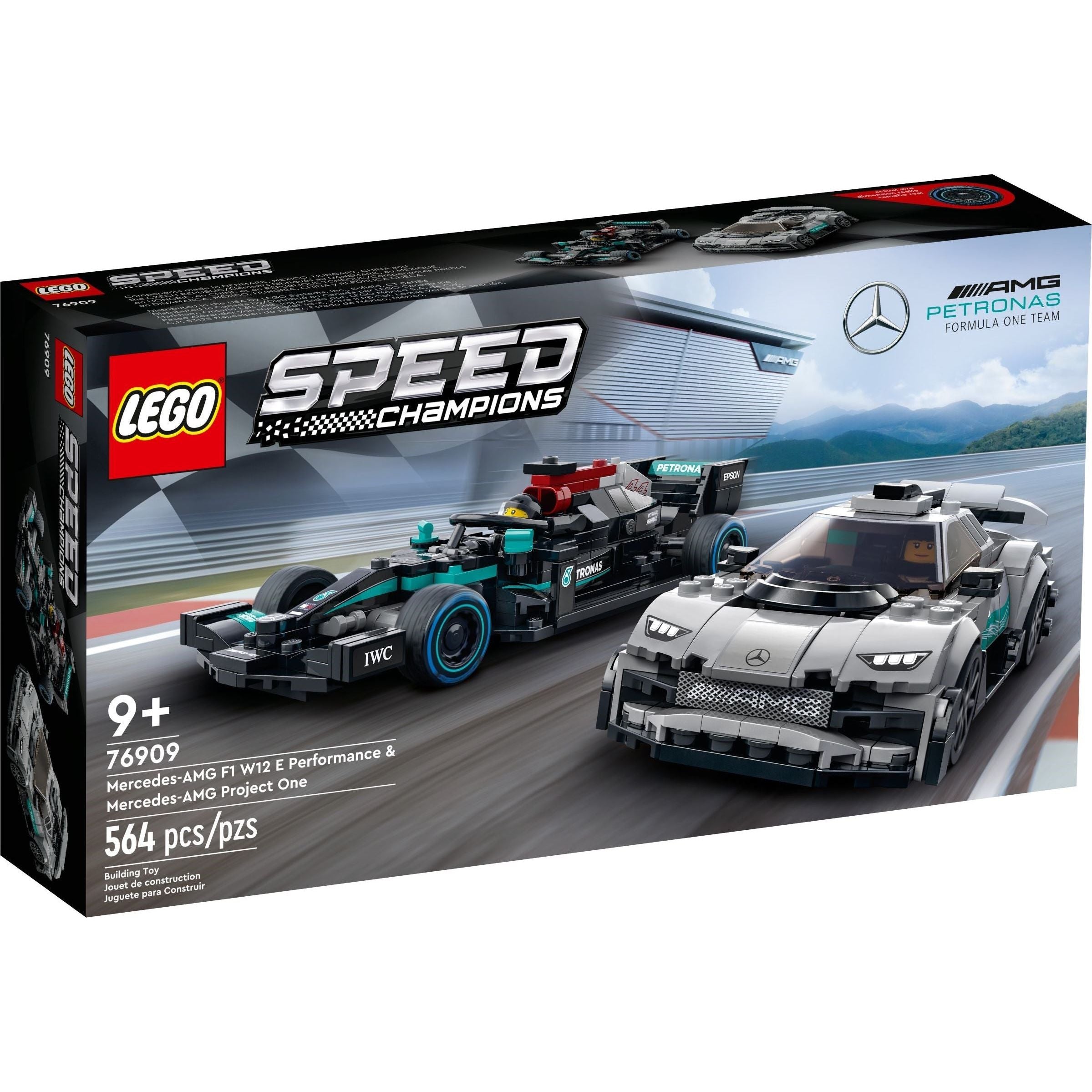 <transcy>LEGO Speed Champions Mercedes-AMG F1 W12 E Performance & Mercedes-AMG Project One 76909</transcy>