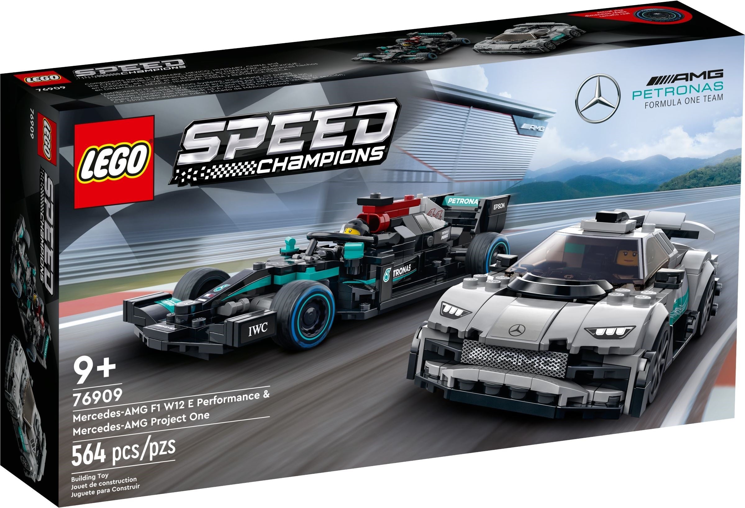 <transcy>LEGO Speed Champions Mercedes-AMG F1 W12 E Performance & Mercedes-AMG Project One 76909</transcy>