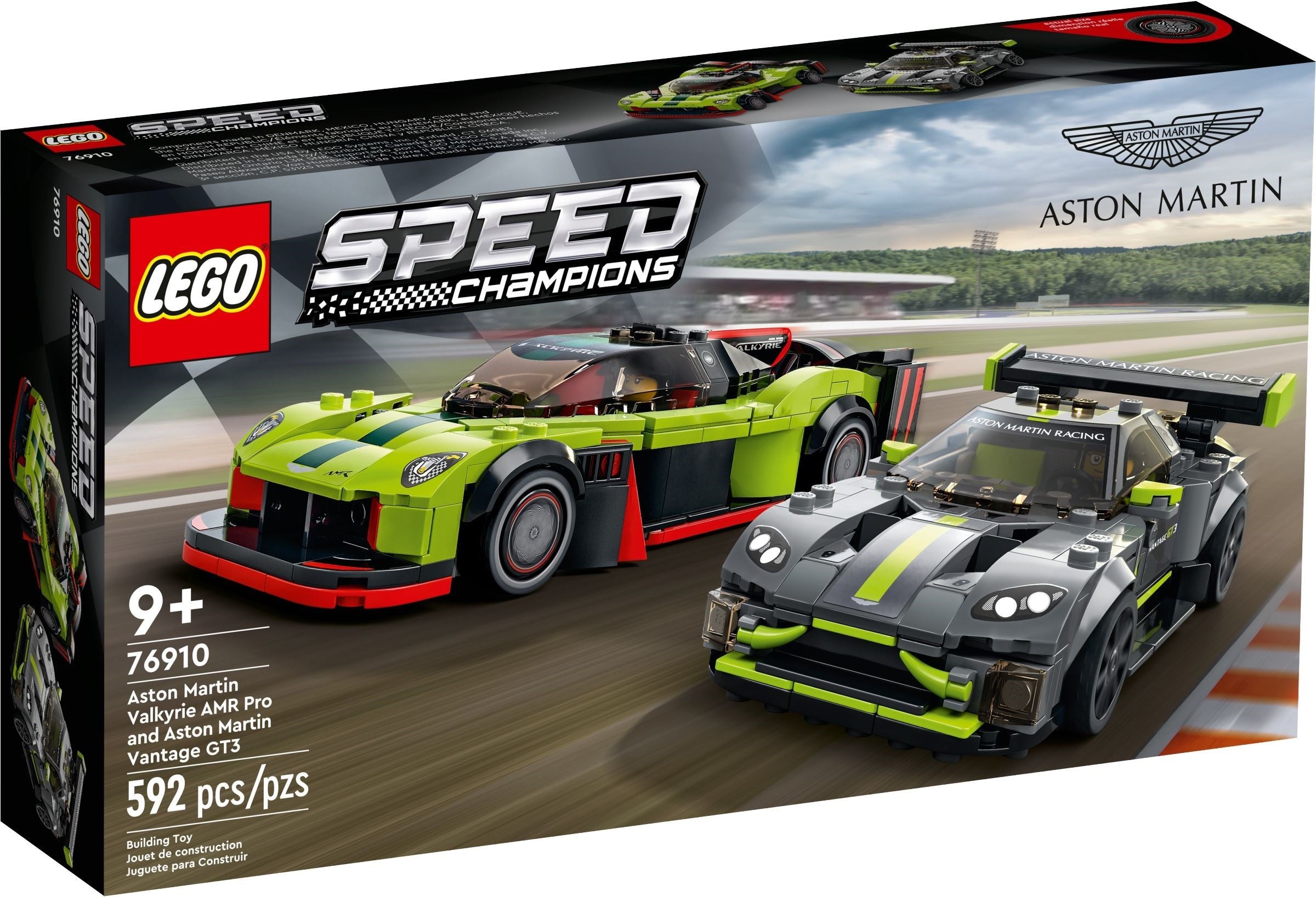 <transcy>LEGO Speed Champions Aston Martin Valkyrie AMR Pro & Aston Martin Vantage GT3 76 910</transcy>