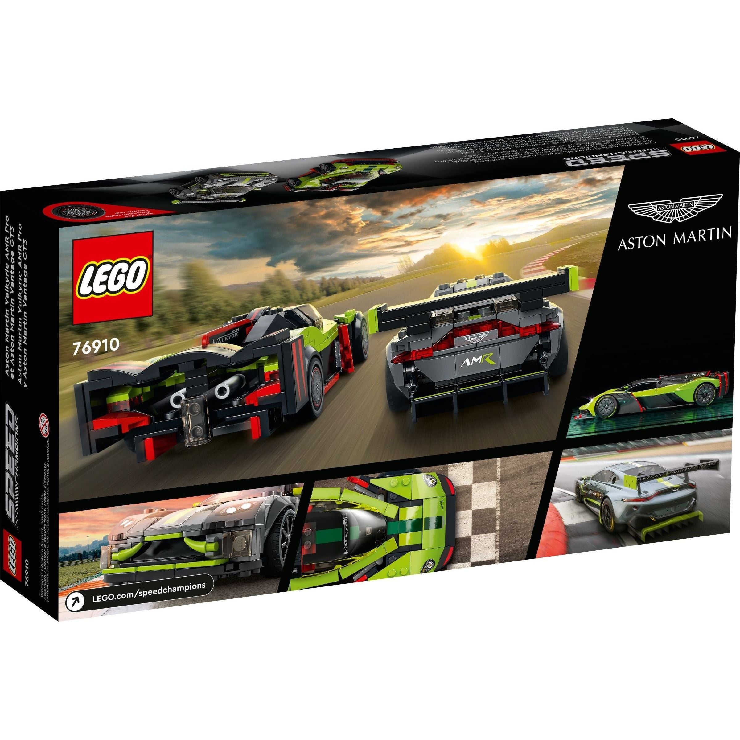 <transcy>LEGO Speed Champions Aston Martin Valkyrie AMR Pro & Aston Martin Vantage GT3 76 910</transcy>