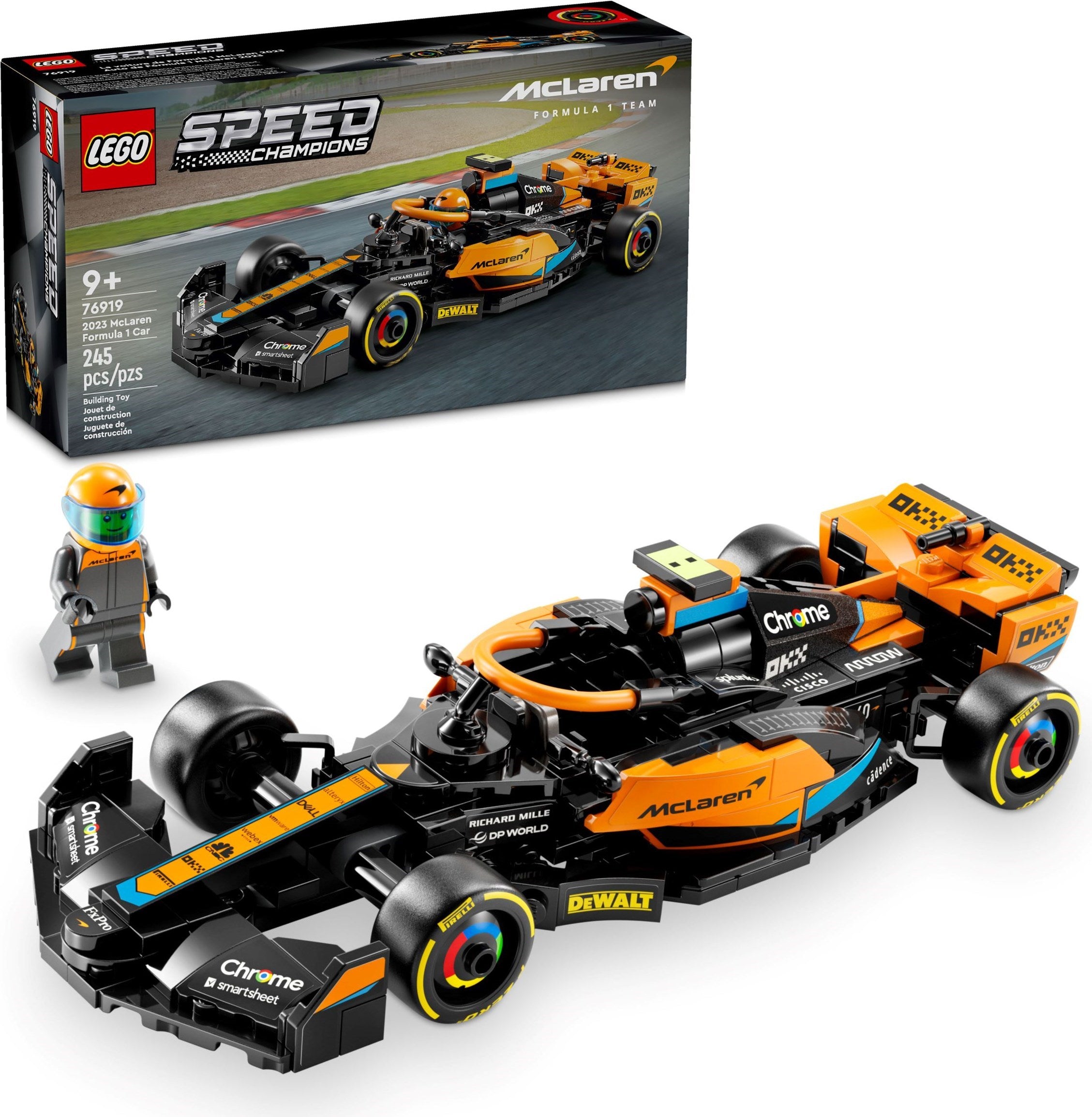 LEGO Speed Champions McLaren Formel-1 Rennwagen 2023 76919