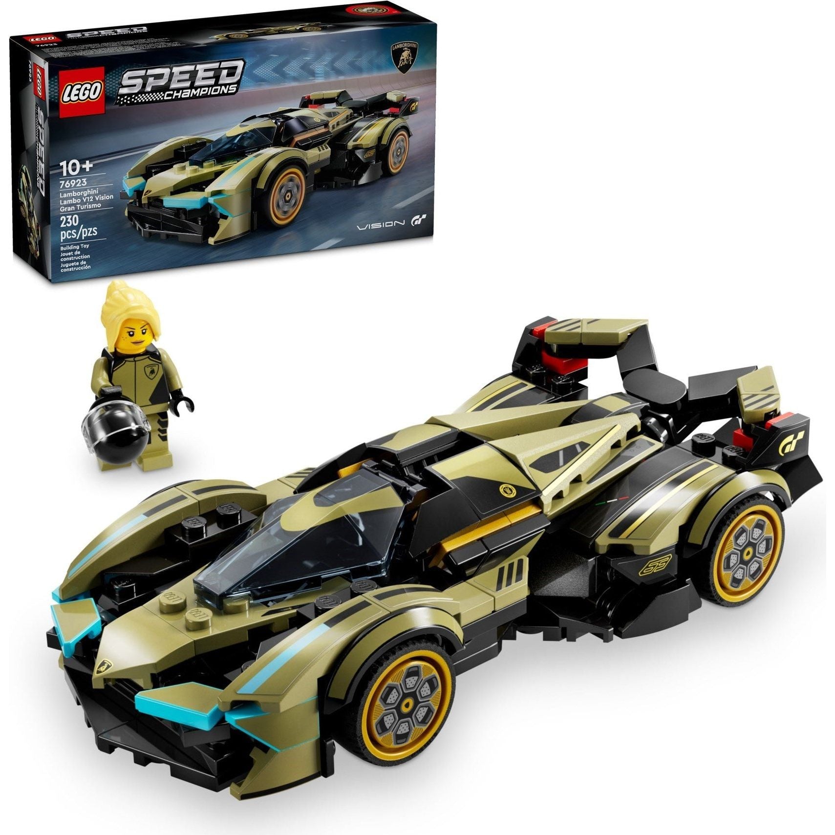 LEGO Speed Champions Lamborghini Lambo V12 Vision GT Supersportwagen 76923