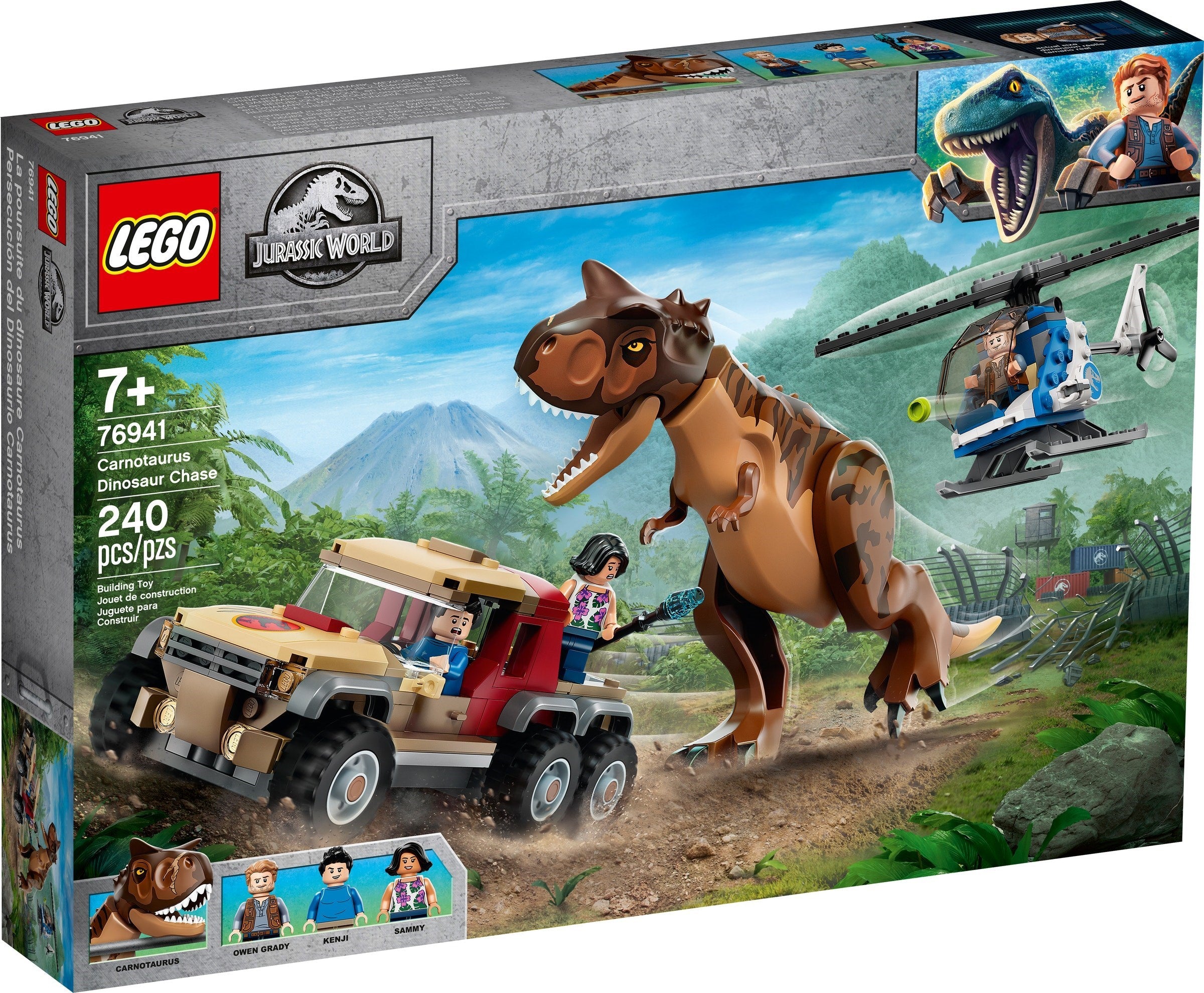 LEGO Jurassic World Verfolgung des Carnotaurus 76941