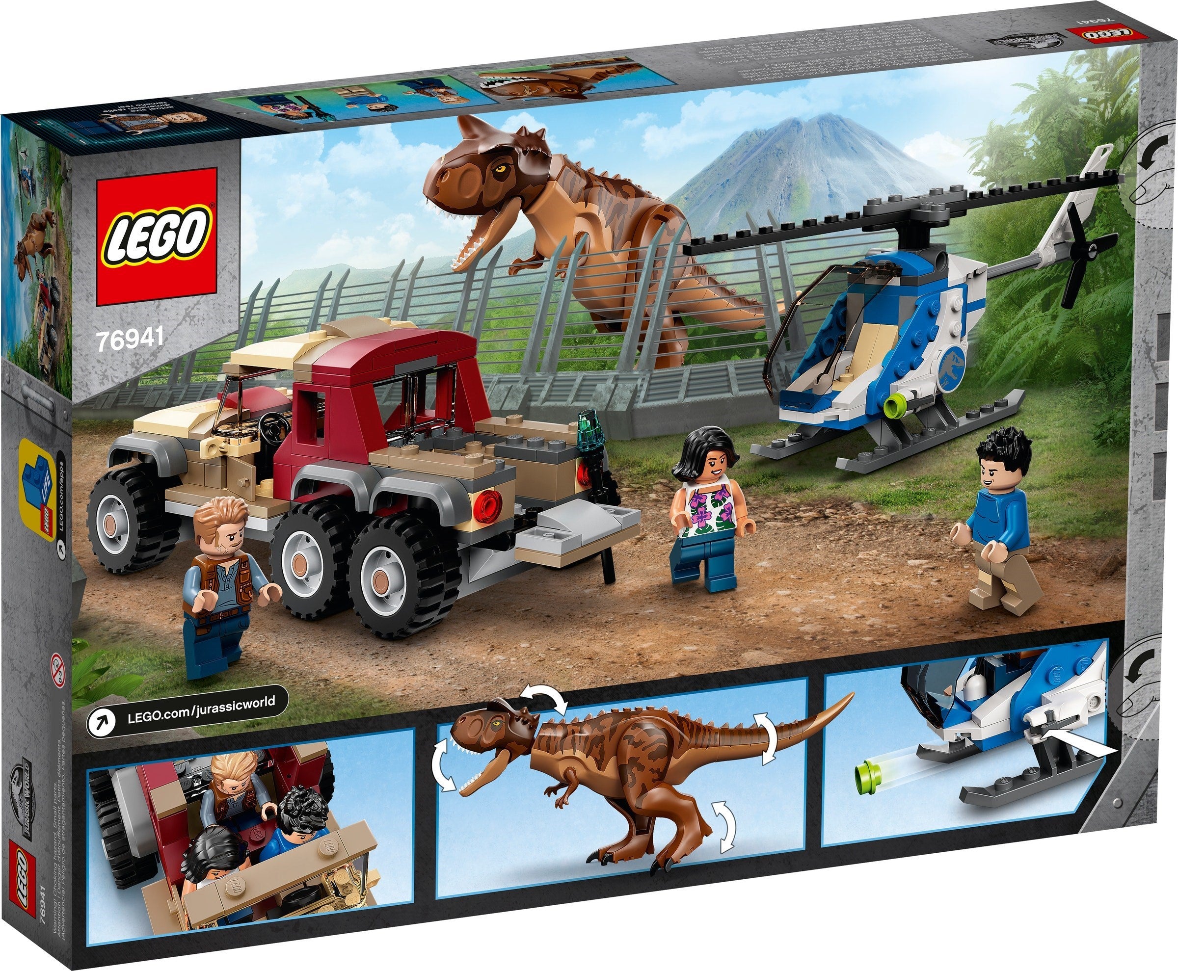 LEGO Jurassic World Verfolgung des Carnotaurus 76941