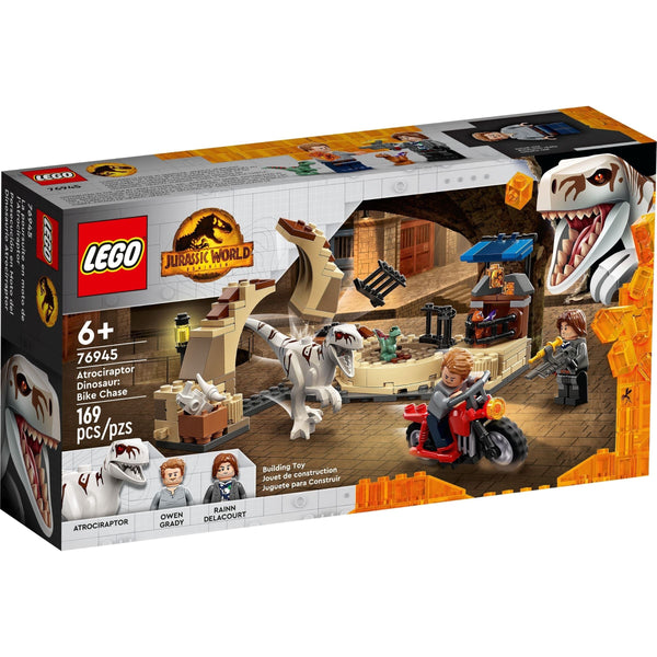 LEGO Jurassic World Atrociraptor: Motorradverfolgungsjagd 76945