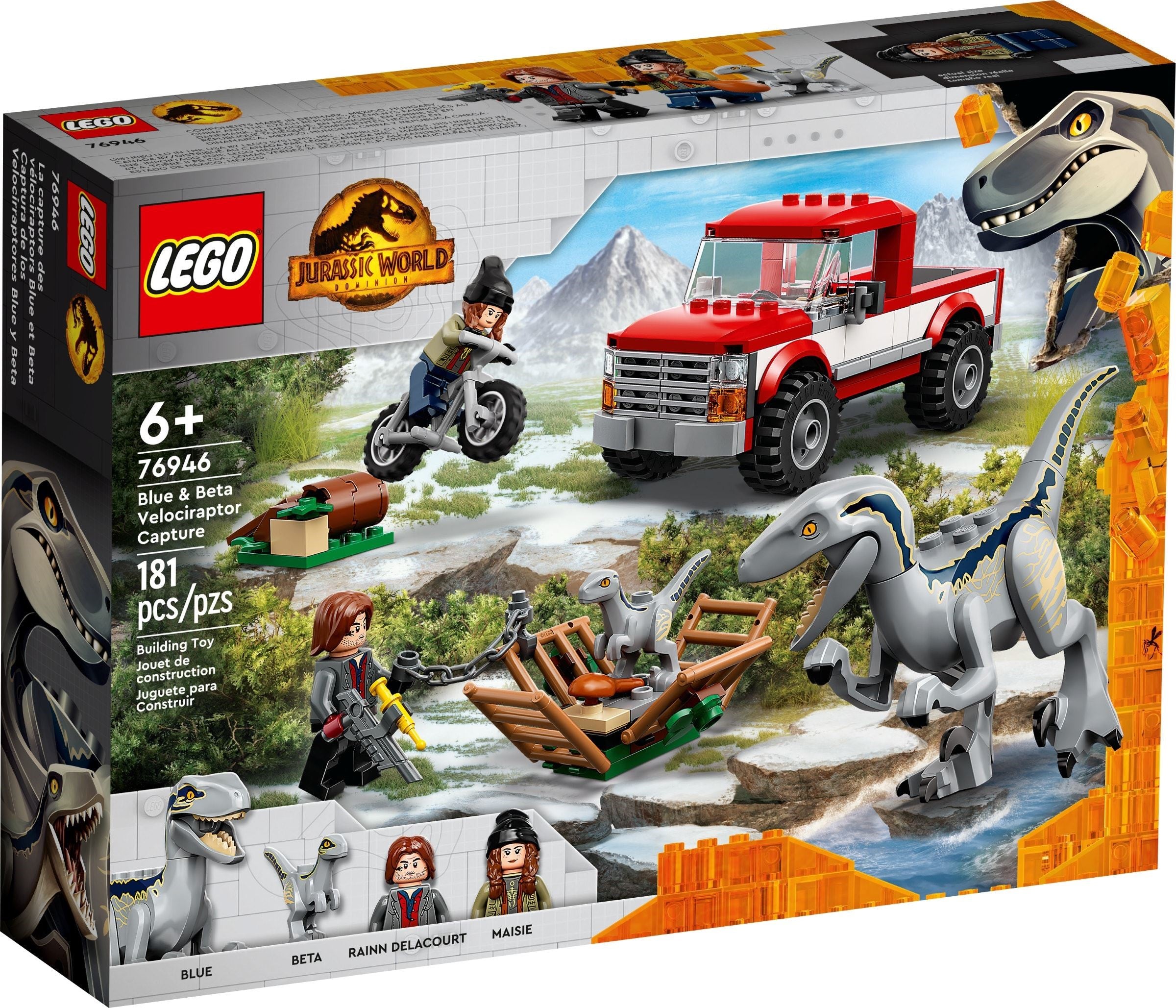 LEGO Jurassic World Blue & Beta in der Velociraptor-Falle 76946