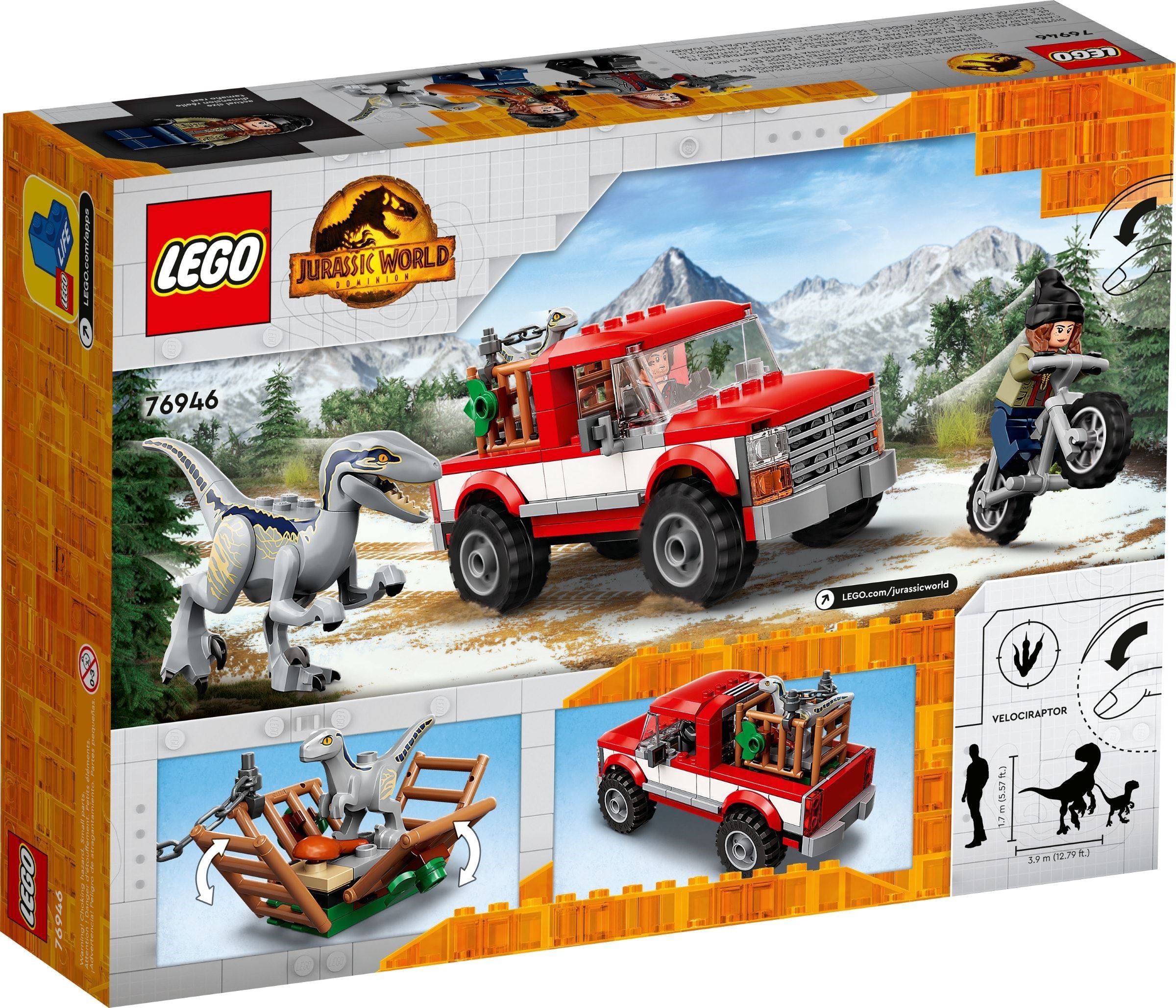 LEGO Jurassic World Blue & Beta in der Velociraptor-Falle 76946