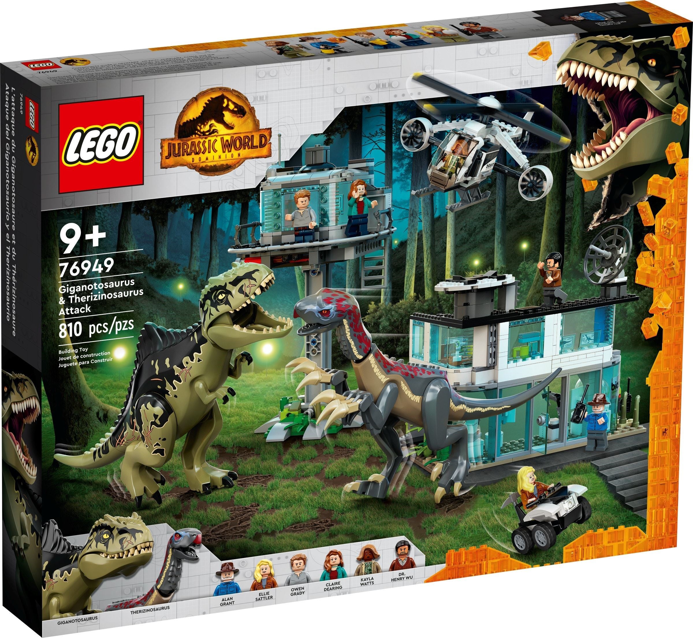 LEGO Jurassic World Giganotosaurus & Therizinosaurus Angriff 76949