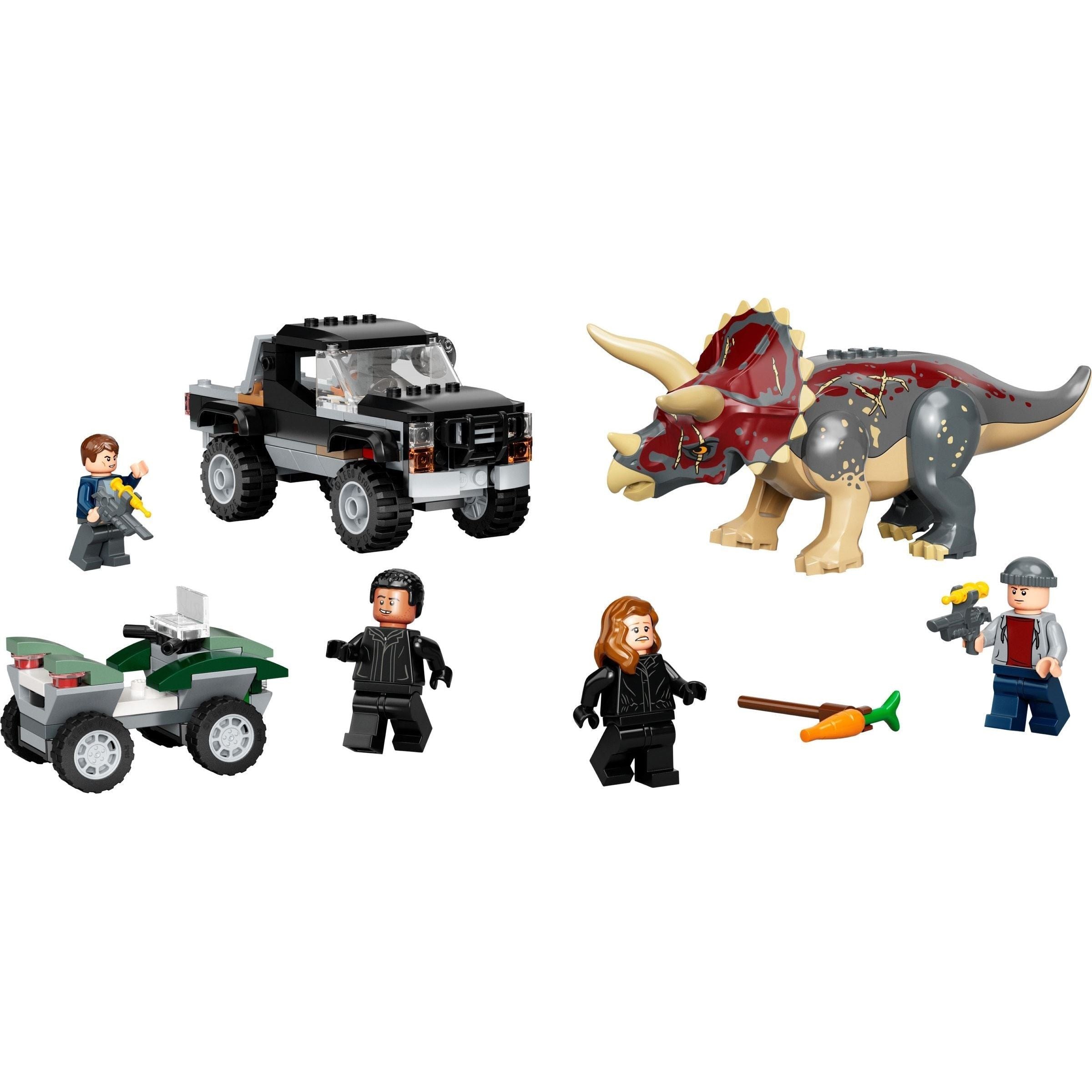 <transcy>LEGO Jurassic World Attaque du tricératops 76950</transcy>