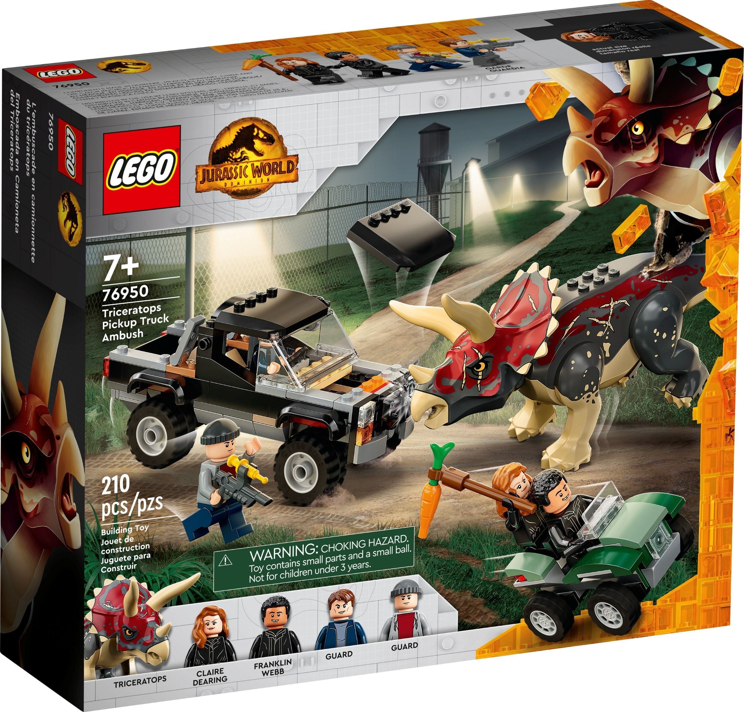 LEGO Jurassic World Triceratops-Angriff 76950