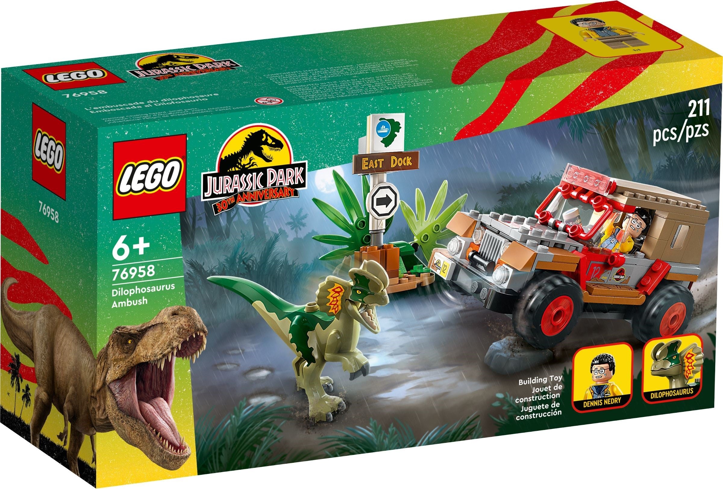 LEGO Jurassic World Hinterhalt des Dilophosaurus 76958