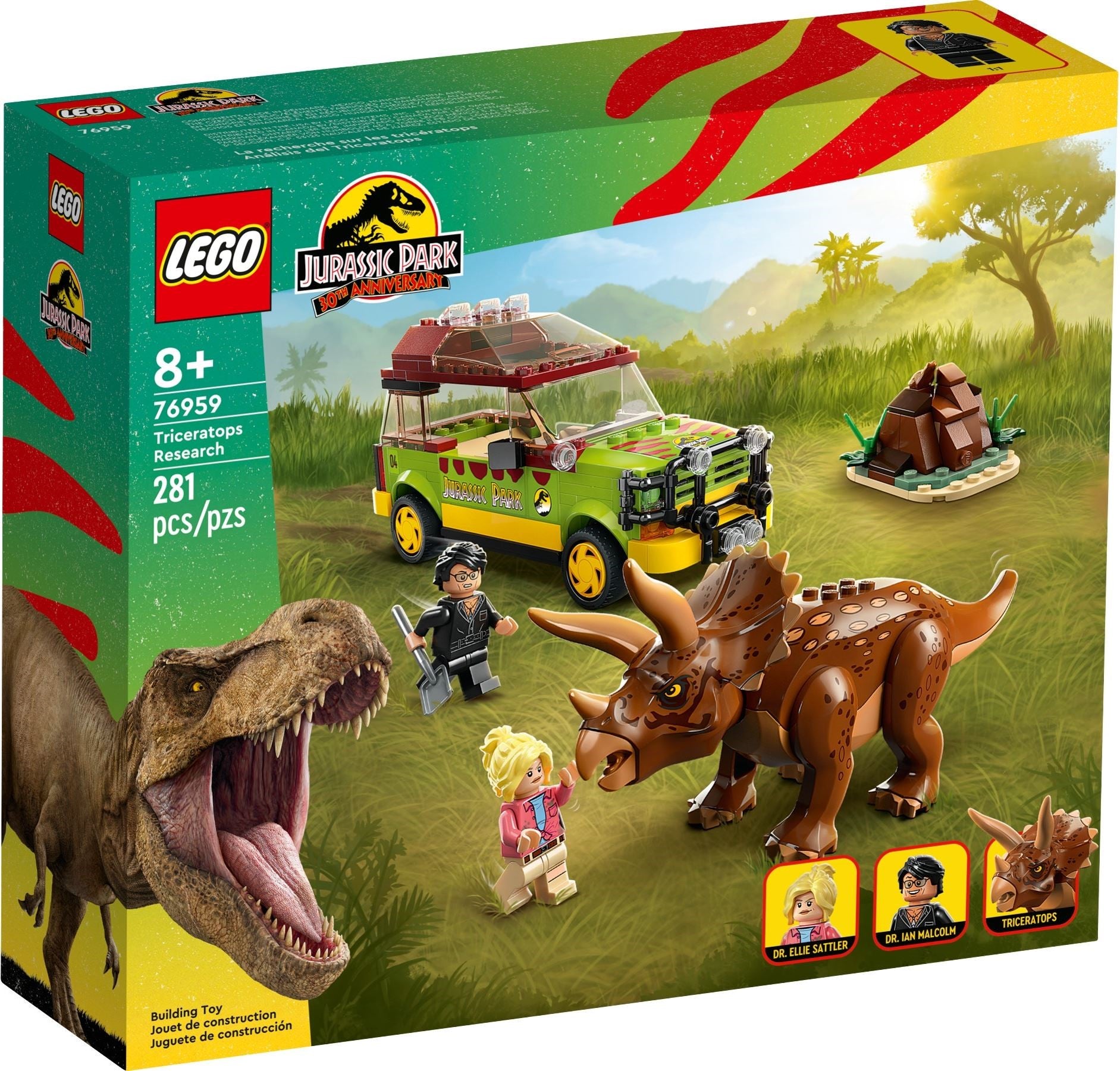 LEGO Jurassic World Triceratops-Forschung 76959
