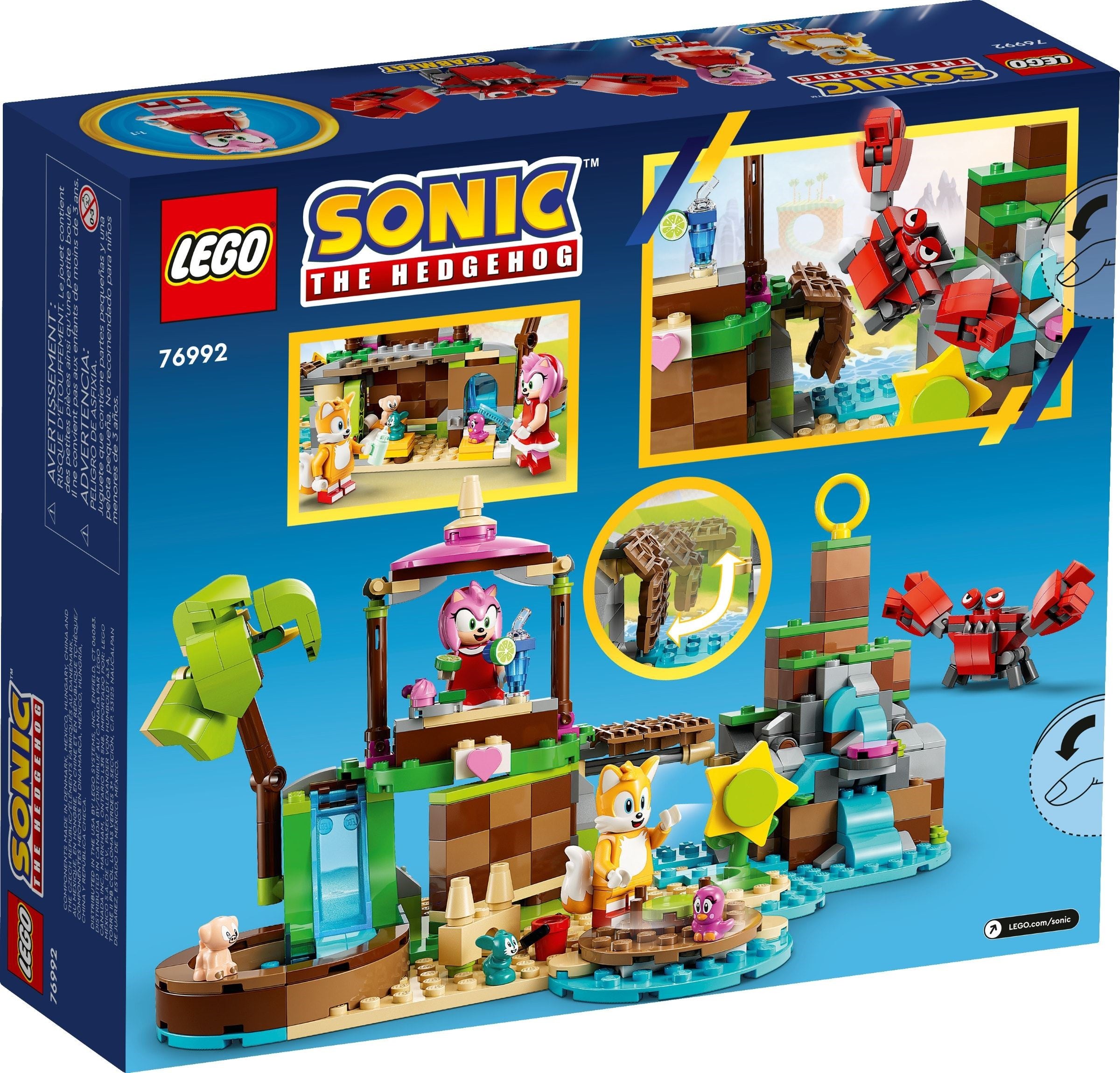 LEGO Sonic Amys Tierrettungsinsel 76992