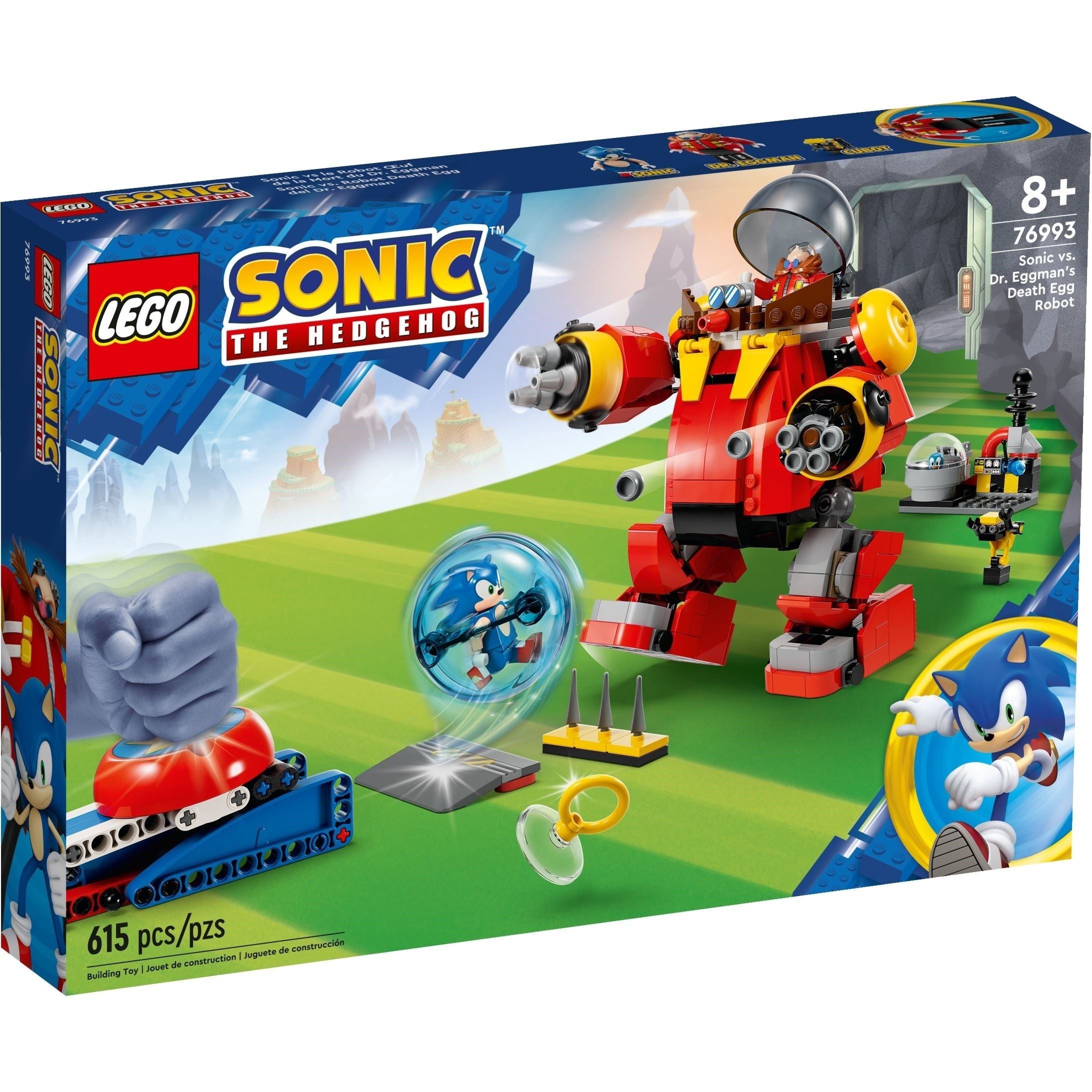 LEGO Sonic Sonic vs. Dr. Eggmans Death Egg Robot 76993