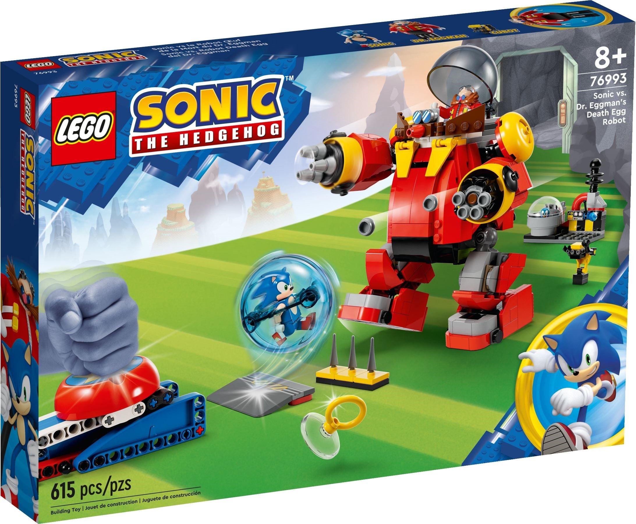 LEGO Sonic Sonic vs. Dr. Eggmans Death Egg Robot 76993
