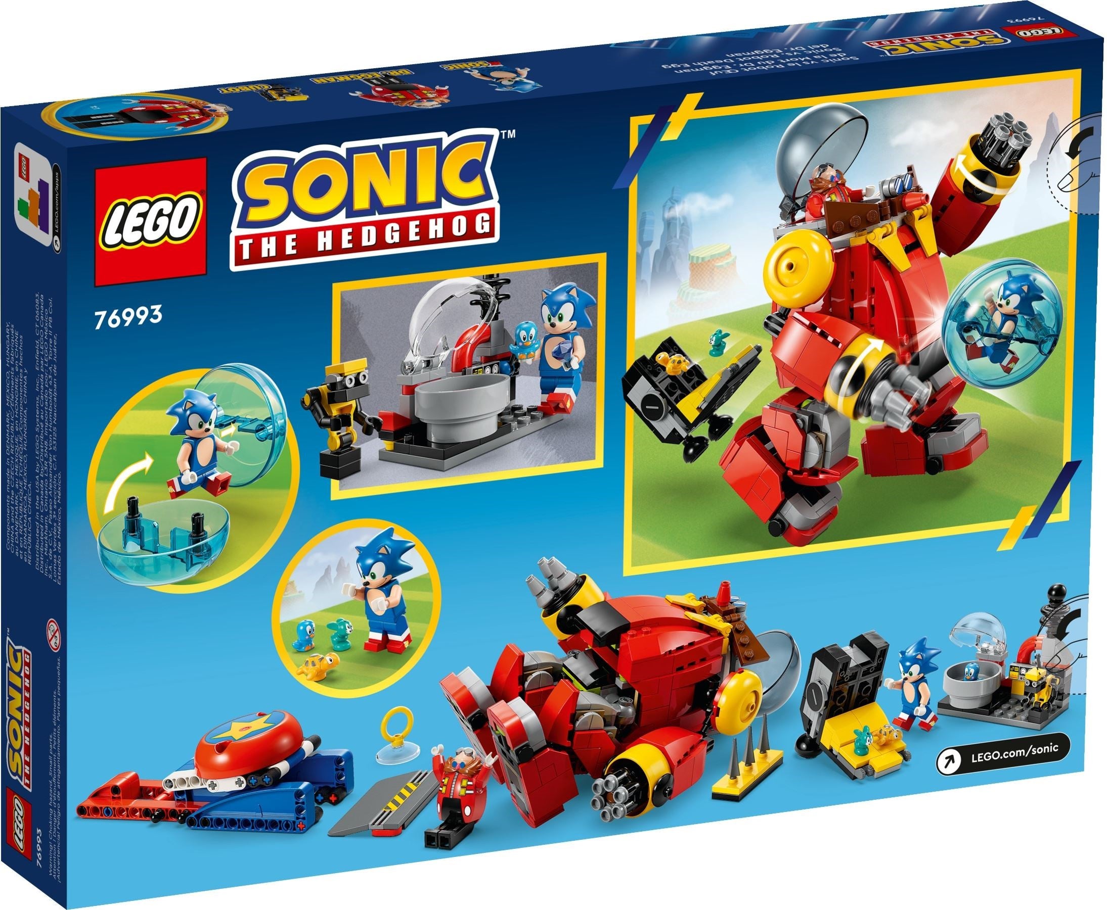 LEGO Sonic Sonic vs. Dr. Eggmans Death Egg Robot 76993