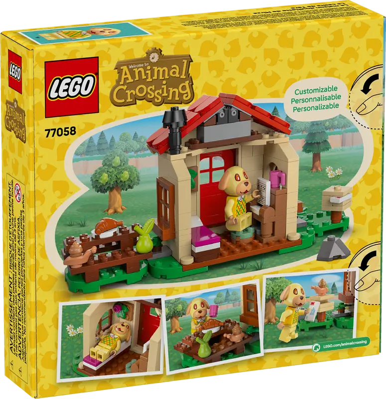 LEGO Animal Crossing Bienchens gemütliches Haus 77058