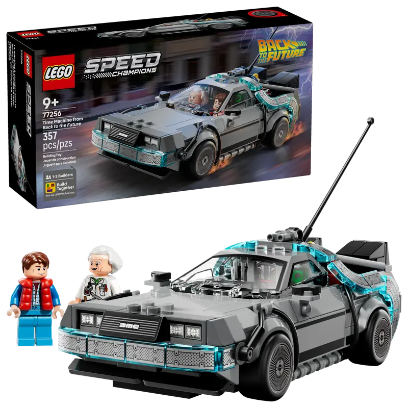 LEGO Speed Champions Zeitmaschine aus Zurück in die Zukunft 77256