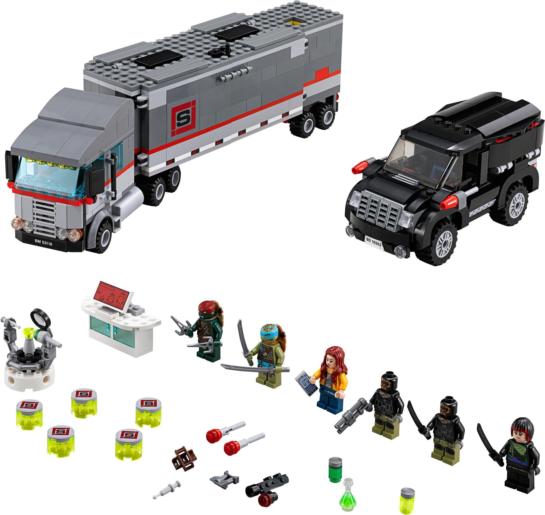 LEGO Movie Flucht mit dem Sattelzug 79116