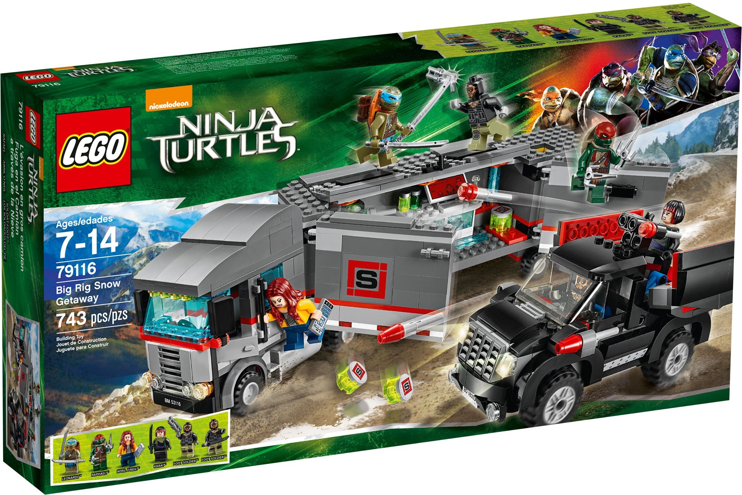 LEGO Movie Flucht mit dem Sattelzug 79116