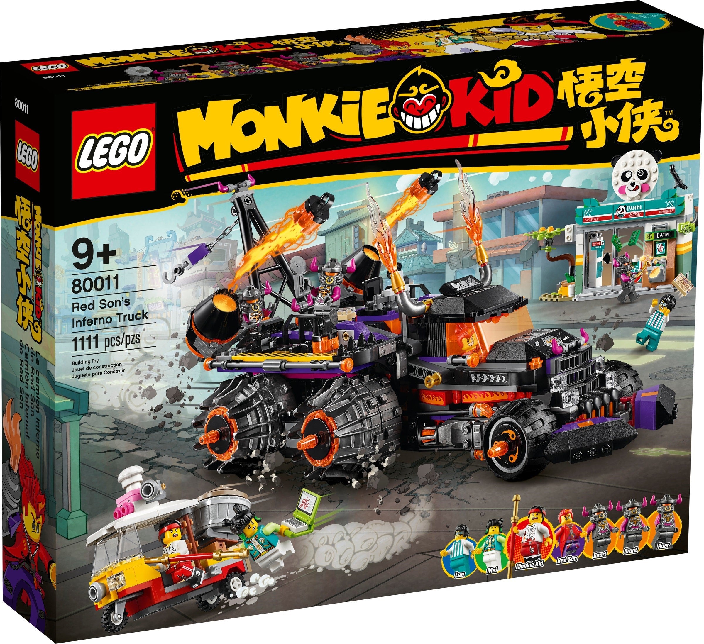 LEGO Monkie Kid Red Son's Inferno Truck 80011