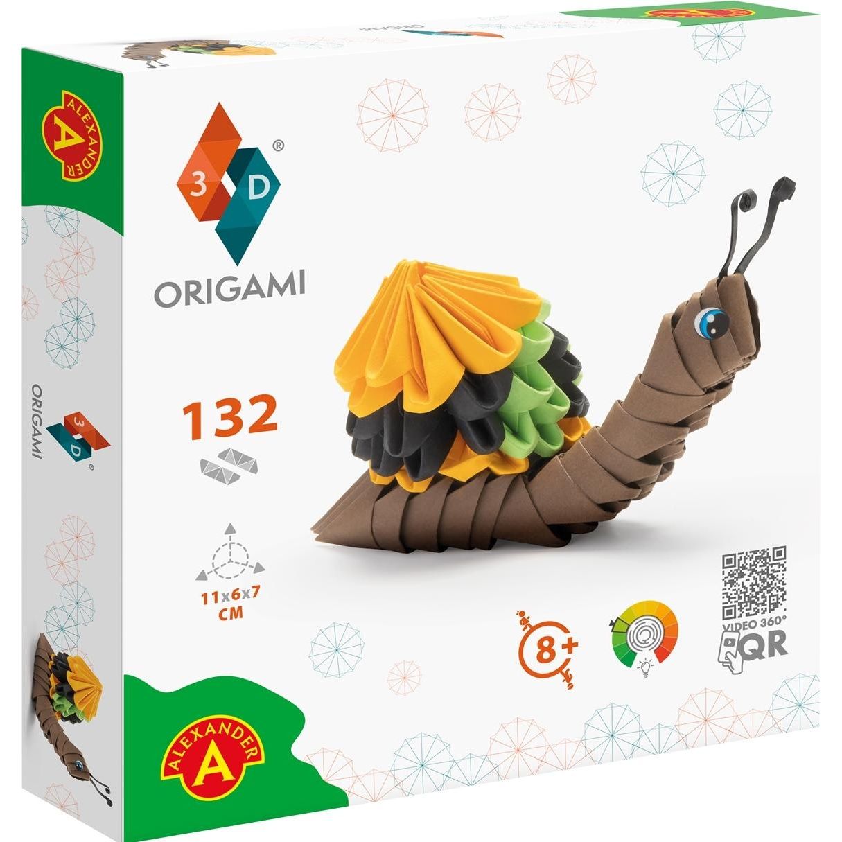 ORIGAMI 3D Schnecke