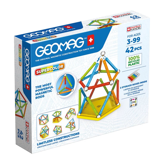 Geomag GREEN line SUPERCOLOR 42 Teile