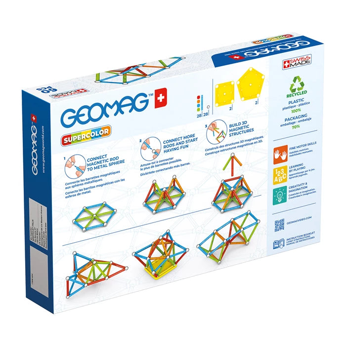 Geomag GREEN line SUPERCOLOR 60 Teile