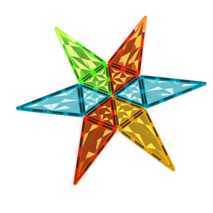 Geomag Magnetic Tiles Gems Rocket 32 Teile