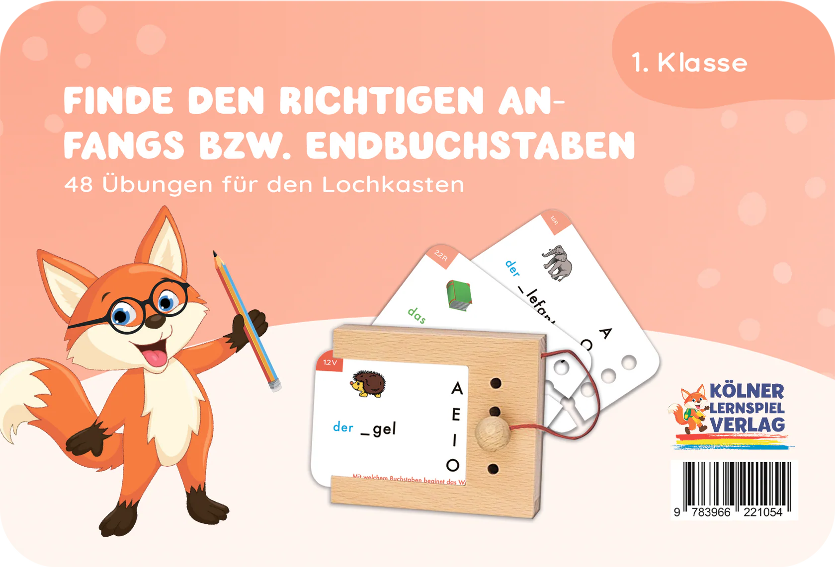 Kölner Lernspielverlag Finde den Anfangs- & Endbuchstaben 1. Klasse