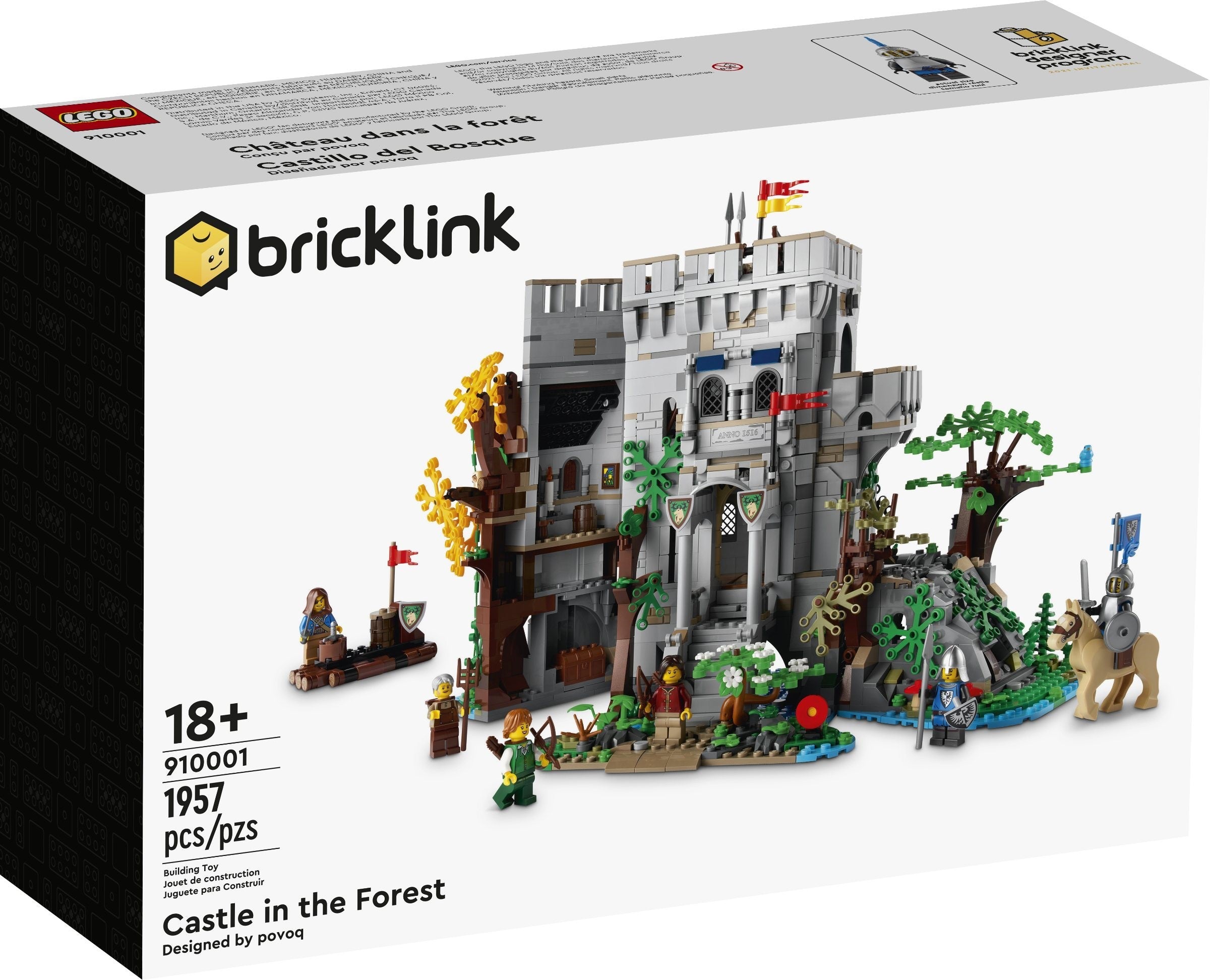 LEGO Bricklink Burg im Wald 910001