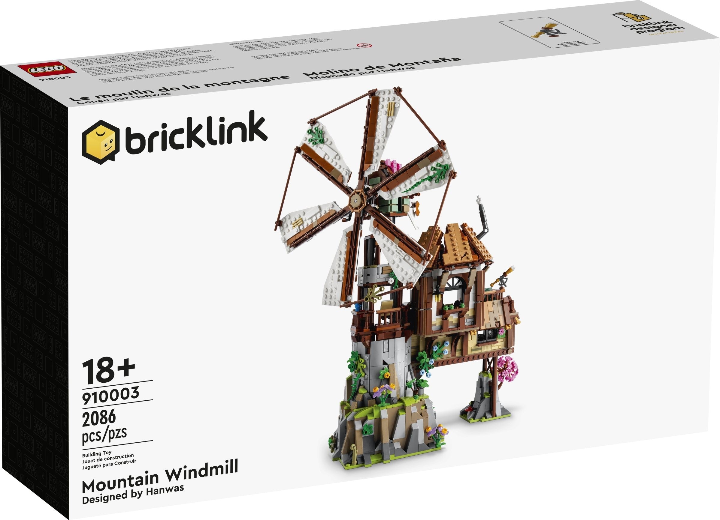LEGO Bricklink Windmühle auf dem Berg 910003