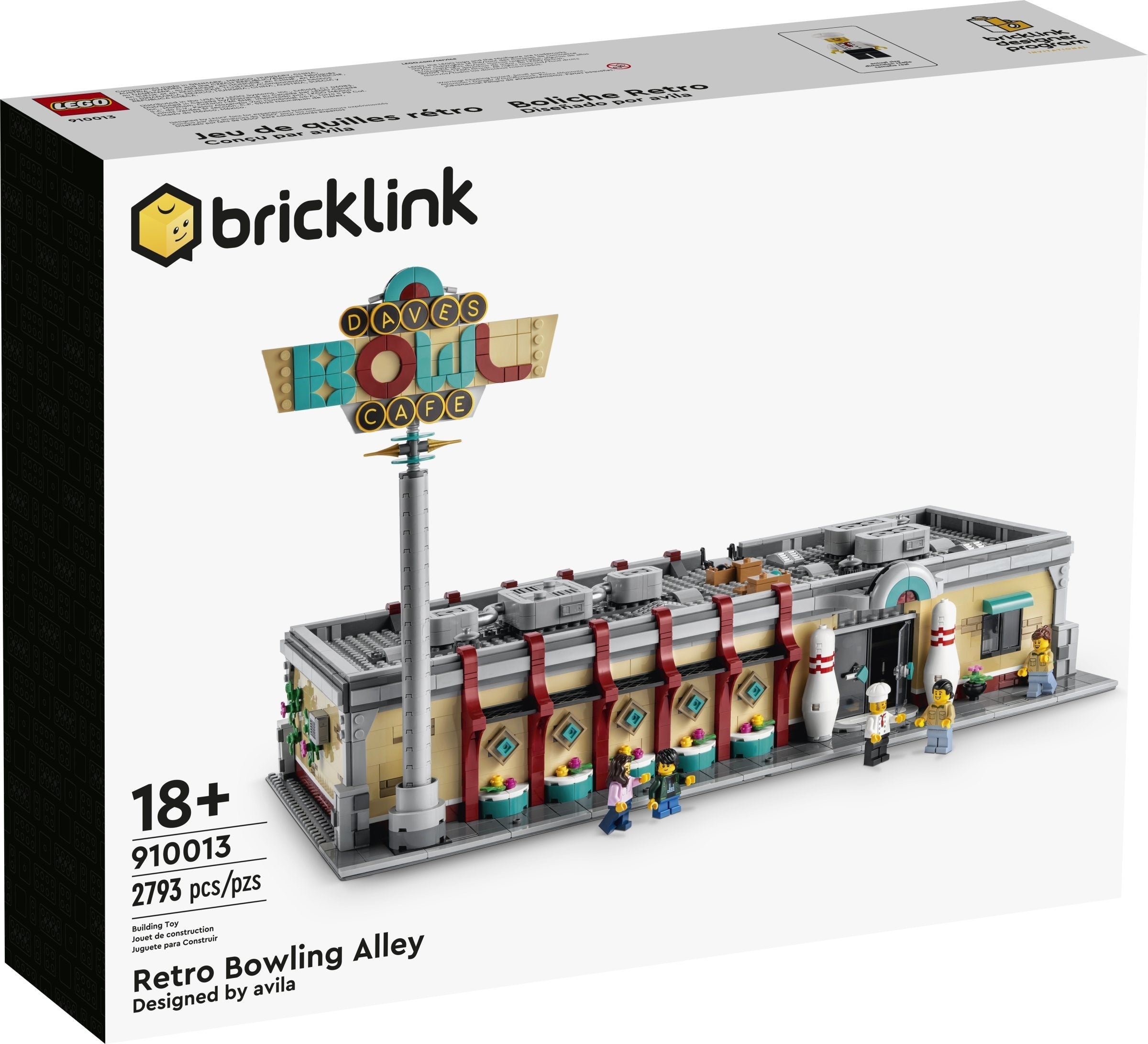LEGO Bricklink Retro Bowling Bahn 910013
