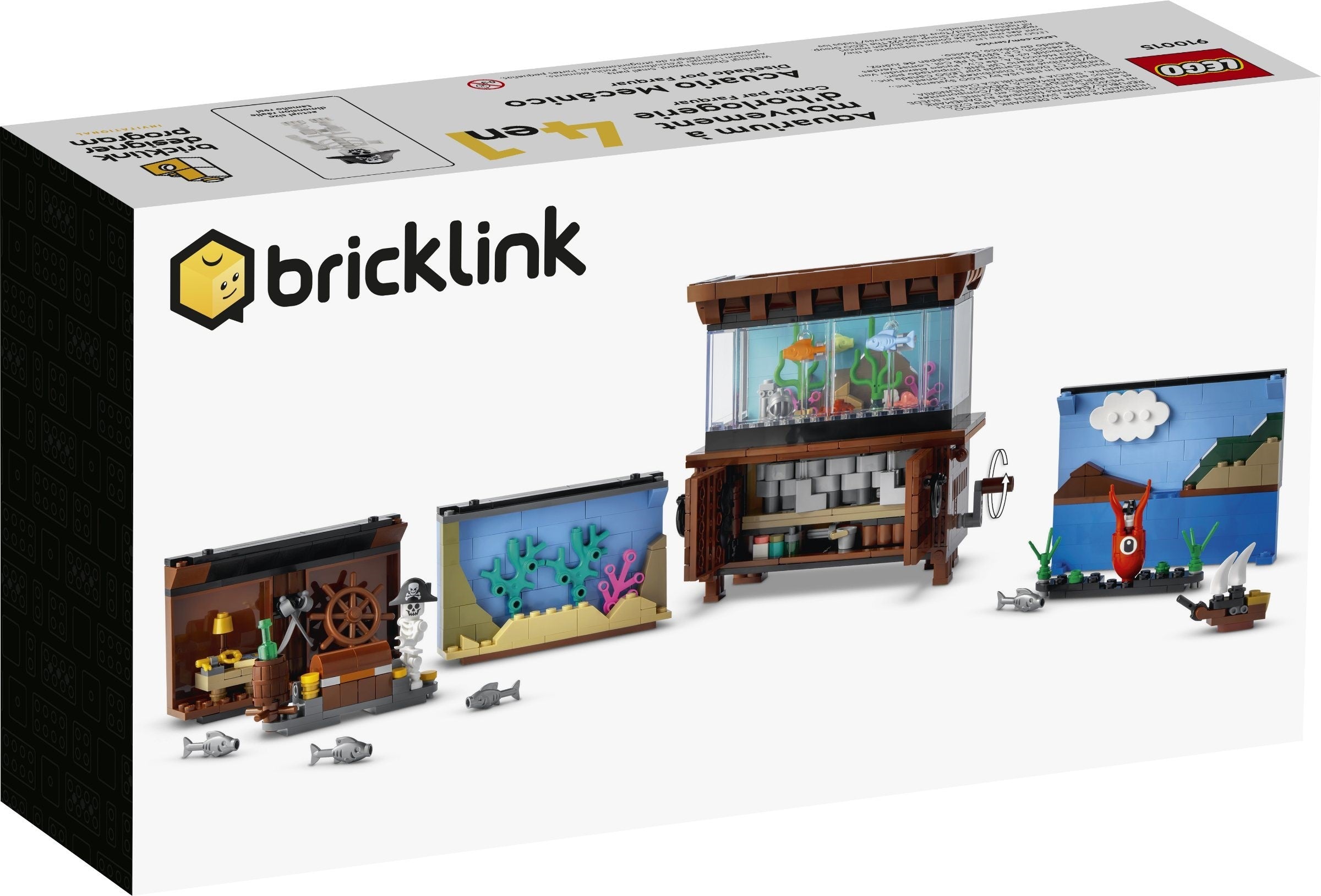 LEGO Bricklink Uhrwerk-Aquarium 910015