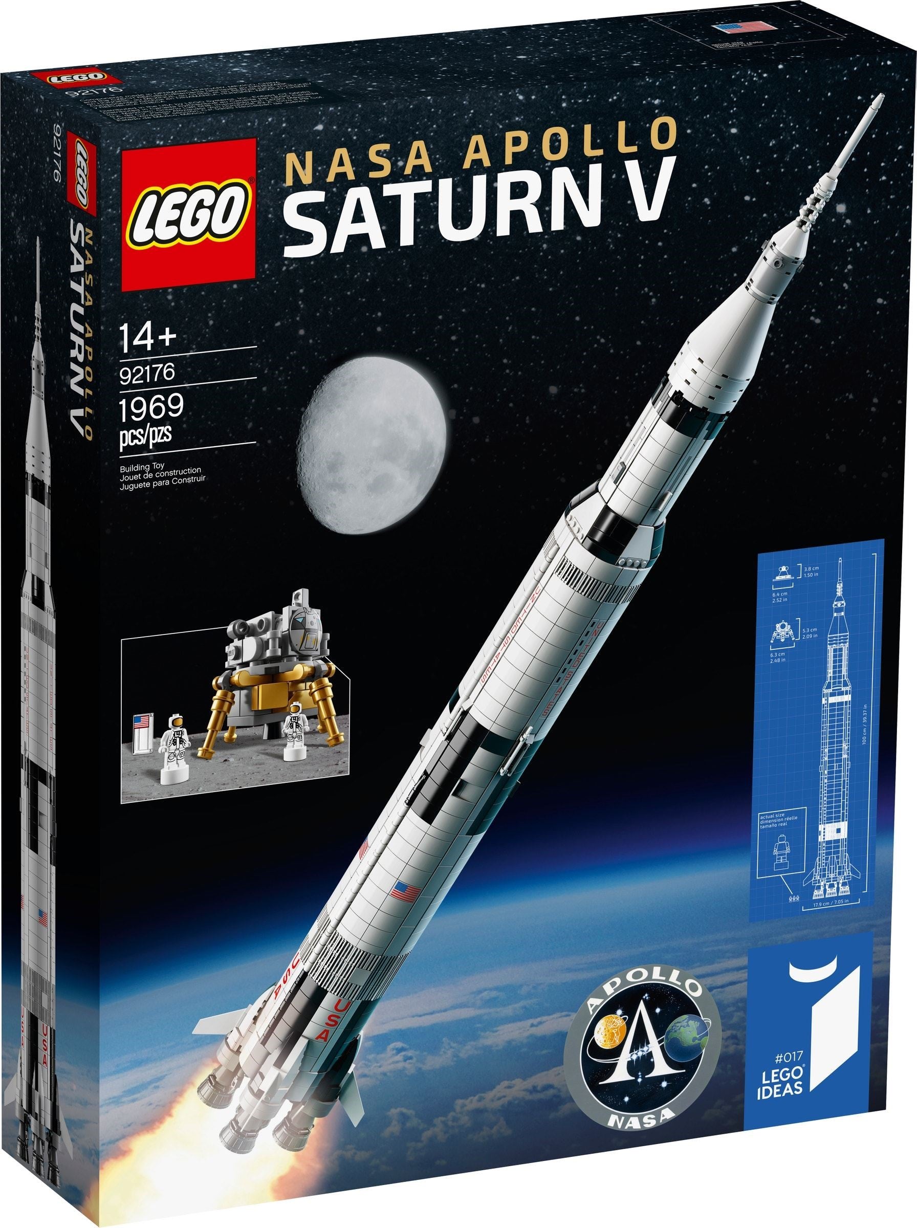 LEGO IDEAS NASA Apollo Saturn V 92176