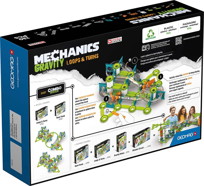 Geomag Gravity Loops & Turns 130 Teile