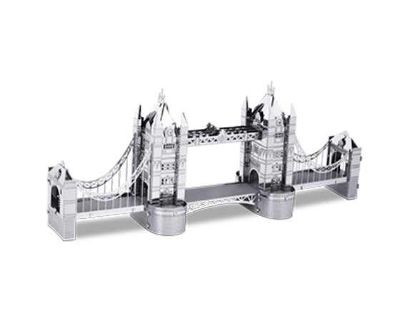 Maquette en métal du Tower Bridge de Londres