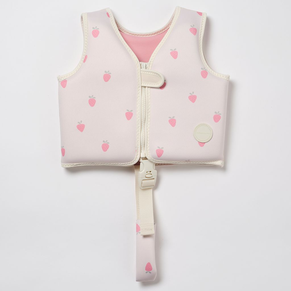 Sunnylife Schwimmweste  3-6 Strawberry Sunshine