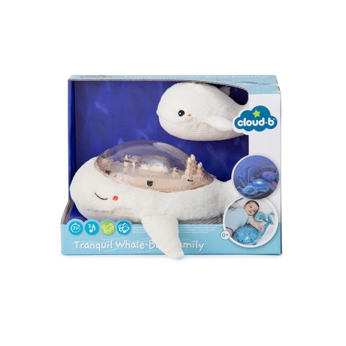 CLOUDBOX TRANQUIL WHALEFAMILY - WEISS