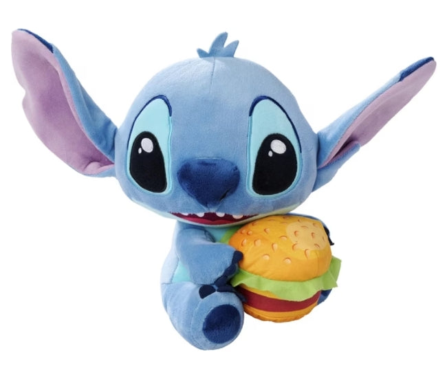 Simba Disney Stitch mit Burger, 25cm