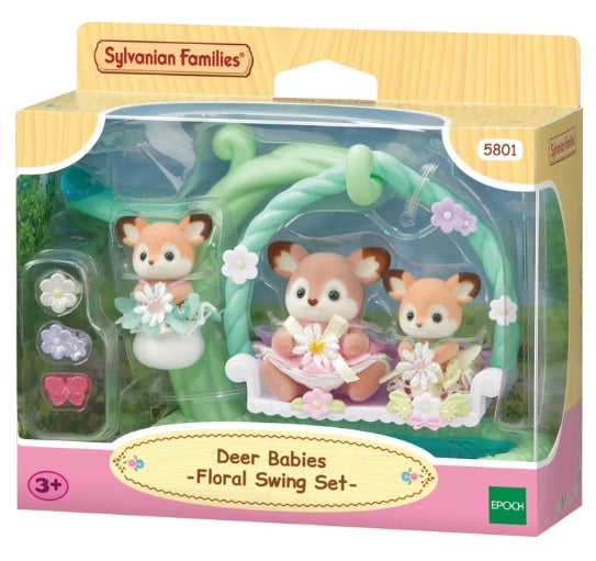 Epoch Reh Babys mit Blumenschaukel Spielset