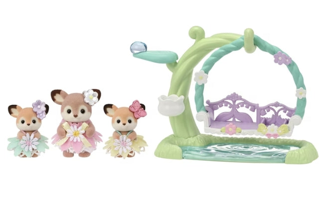 Epoch Reh Babys mit Blumenschaukel Spielset