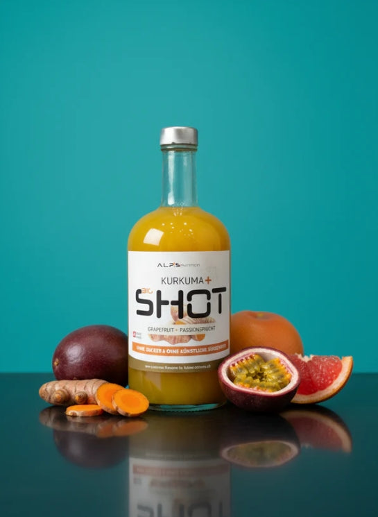Fruuna Kurkuma Shot – Goldene Power, ohne Zucker, 0.5l