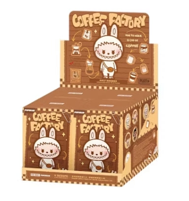 Labubu POP BEAN Coffee Factory Series-Plush Pendant (Einzelbox)