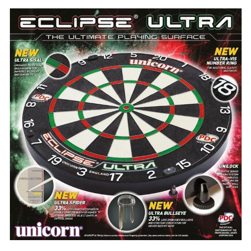 Unicorn Eclipse Ultra - Official PDC Bristle Board